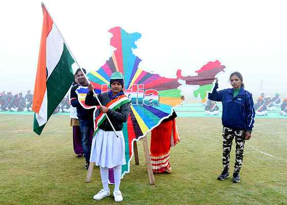 Celebration of 69th Republic Day (26 January 2018) at IIT Kanpur