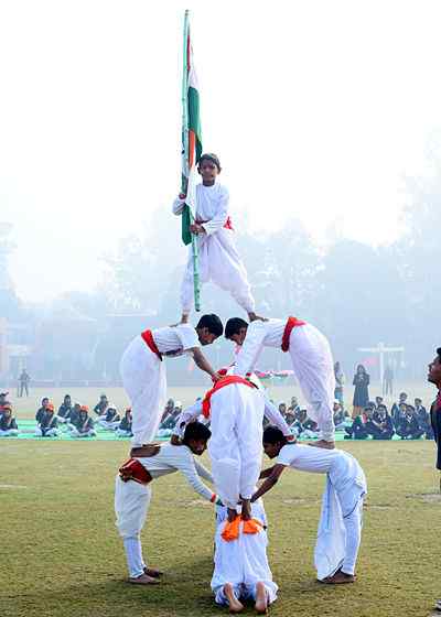Celebration of 69th Republic Day (26 January 2018) at IIT Kanpur