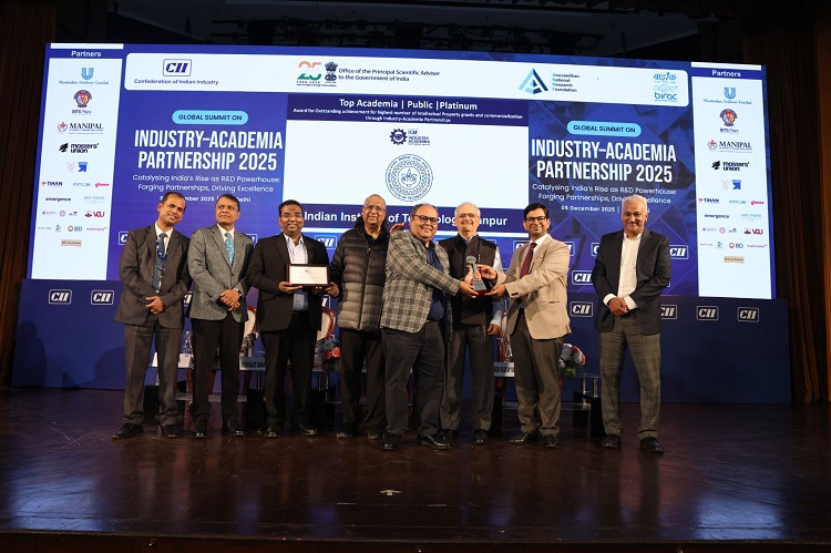 IIT Kanpur has won the PLATINUM award in the Academic-Public category