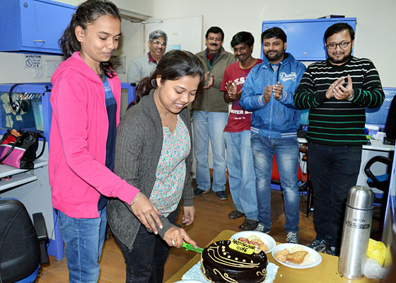 Celebrating on New Year 2016