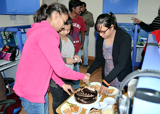 Celebrating on New Year 2016