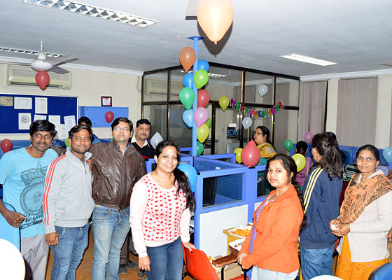 Celebrating on New Year 2016