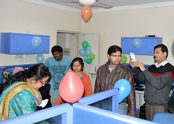 Celebrating on New Year 2016