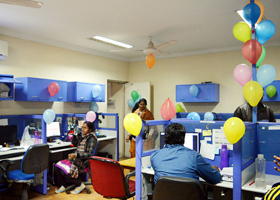 Celebrating on New Year 2016