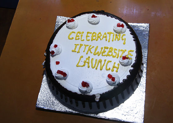 Celebrating IITK Website Launch