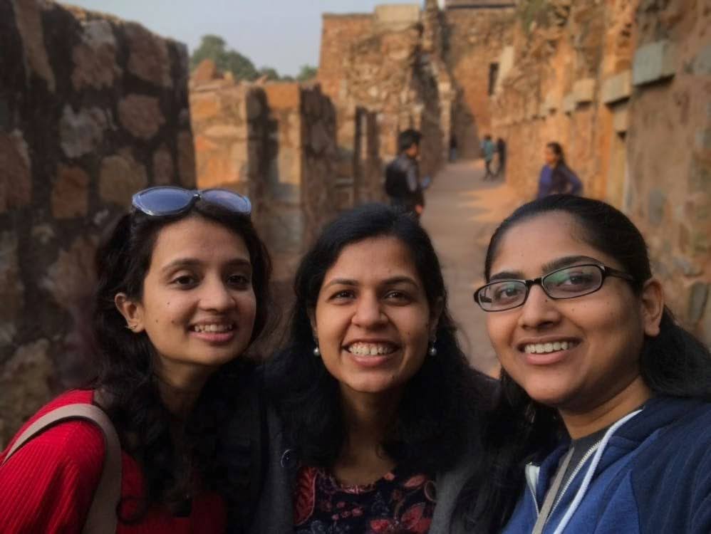 Arzoo with friends