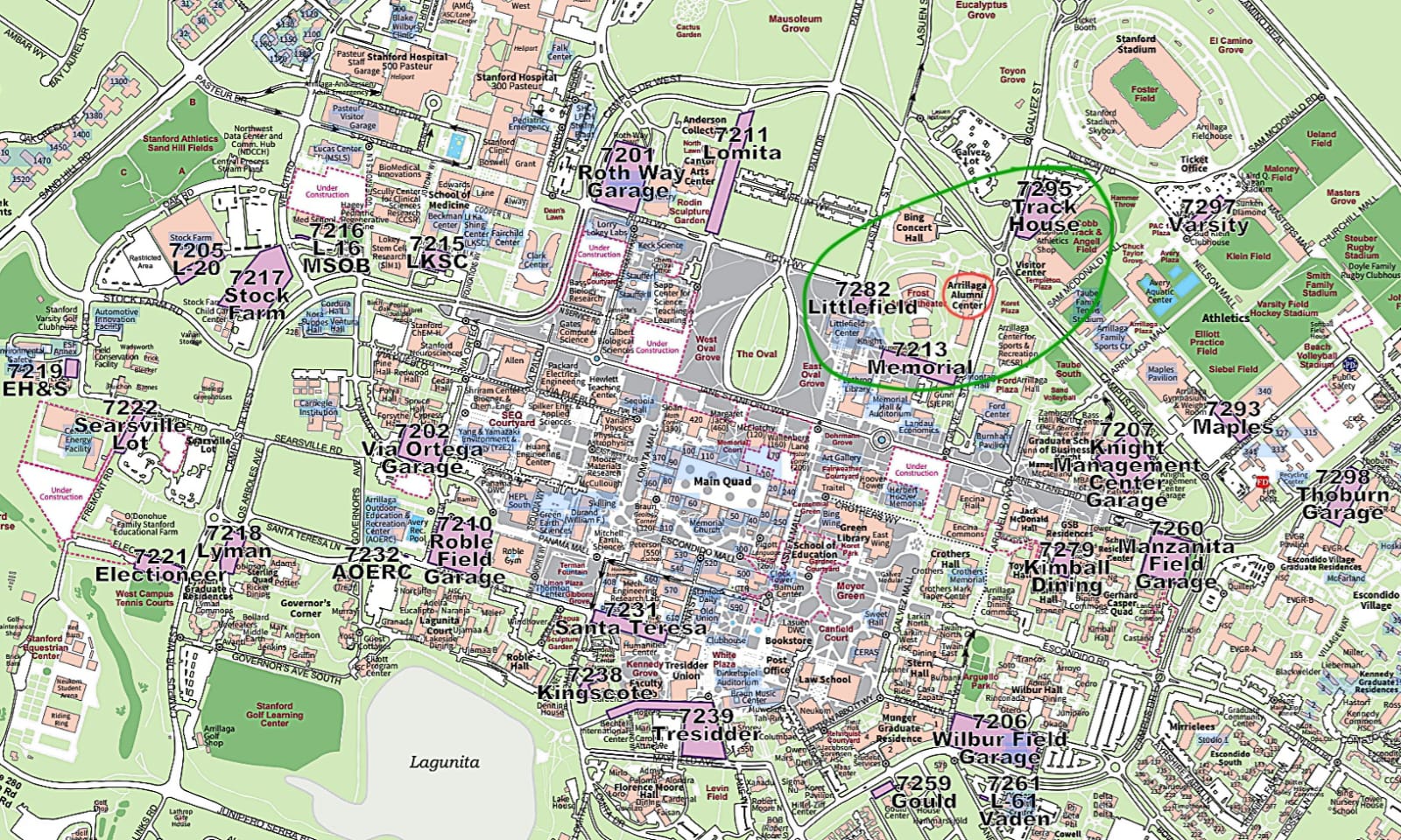 Alumni Center Map