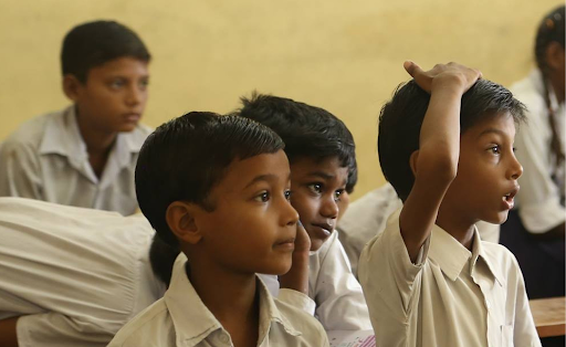 Children at Opportunity School IIT Kanpur