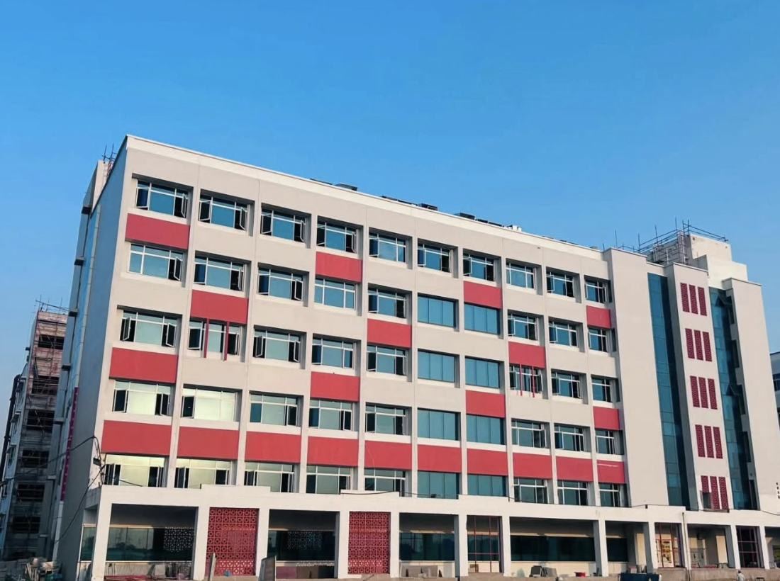 The hospital building of the Gangwal School of Medical Sciences and Technology