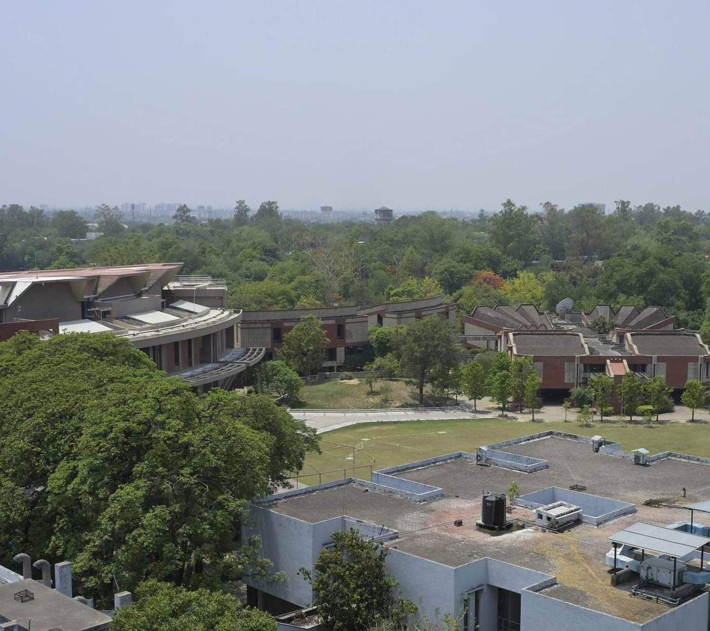 Aerial view of the IIT Kanpur campus