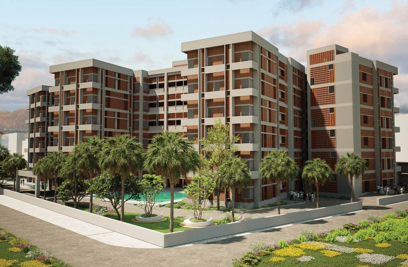 Rendering of the Kotak School of Sustainability building
