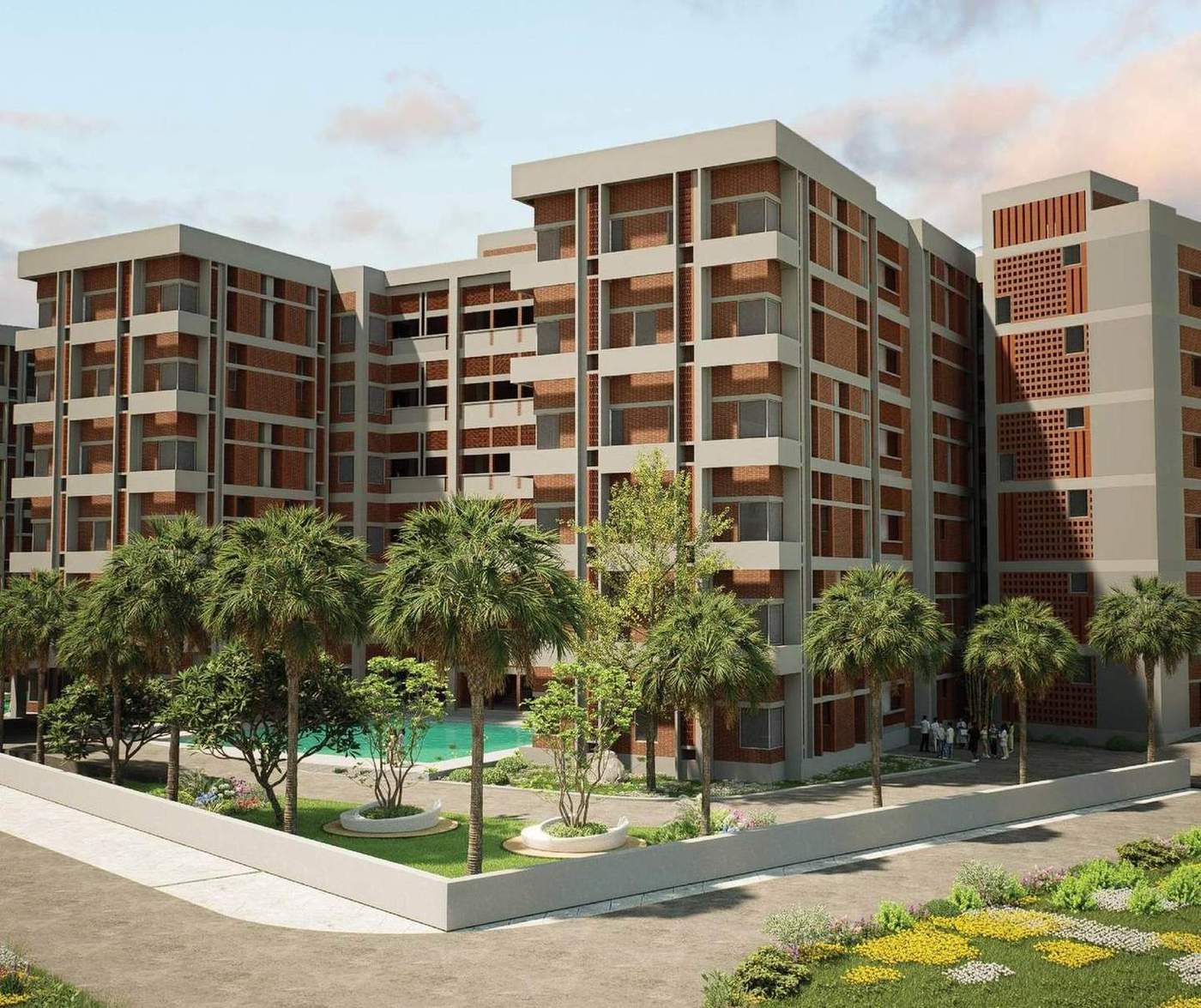 Architectural rendering of the Kotak School of Sustainability