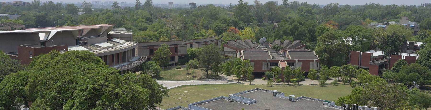 Aerial view of the IIT Kanpur campus