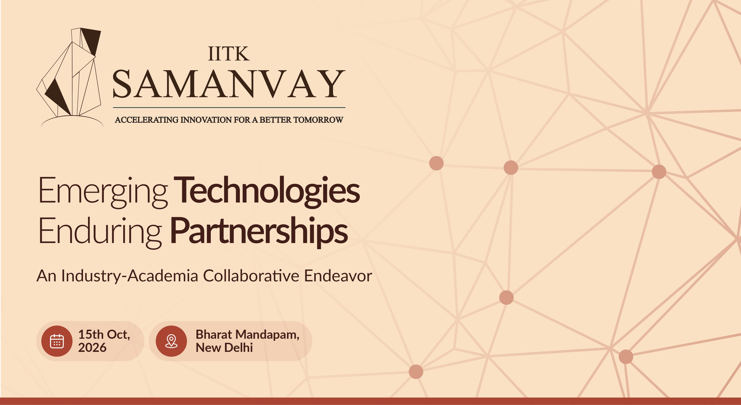 IITK Samanvay 2026 — Emerging Technologies, Enduring Partnerships