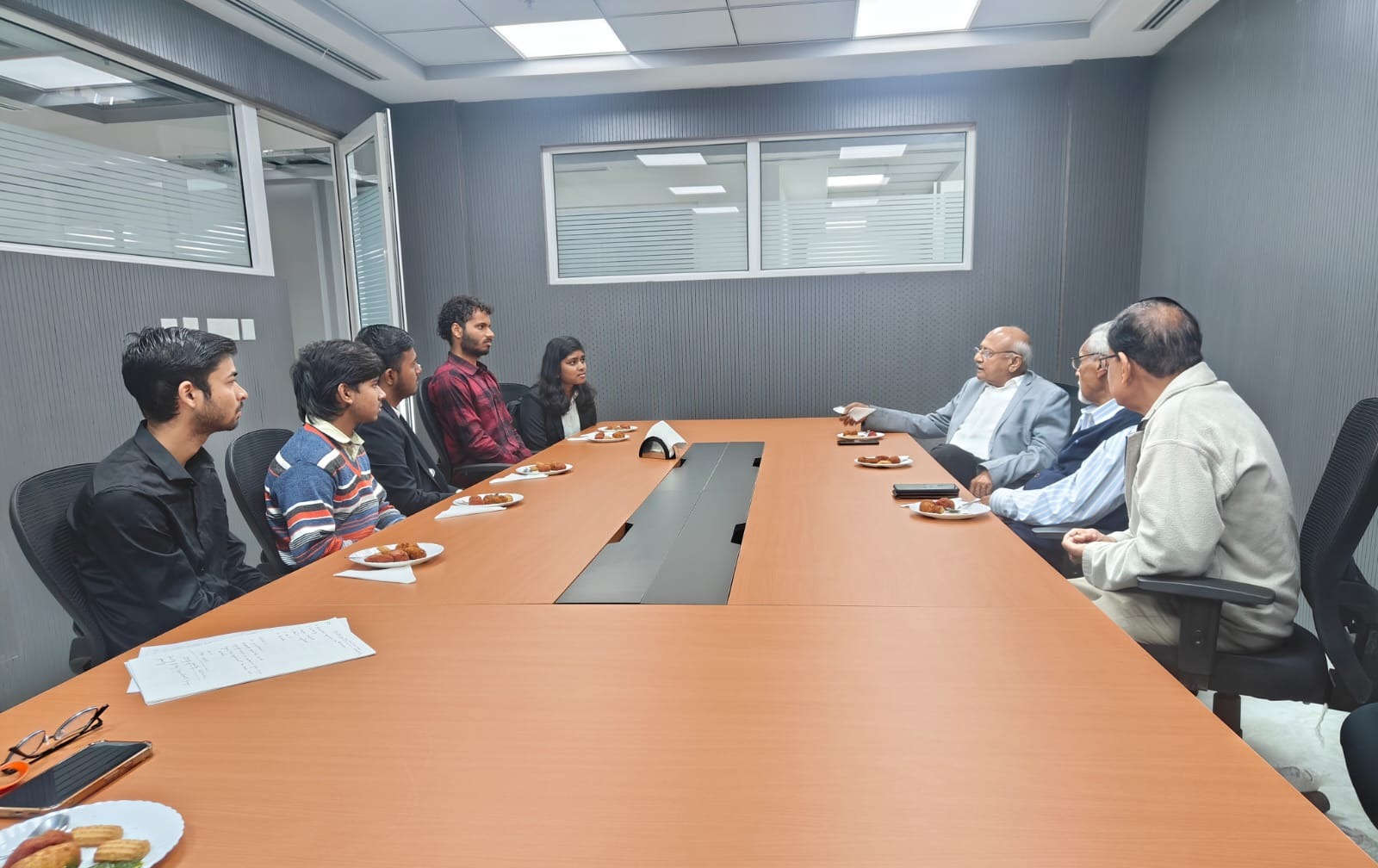 IITKonverge donor and student meeting