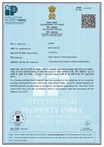 Patent Granted (July-2021)